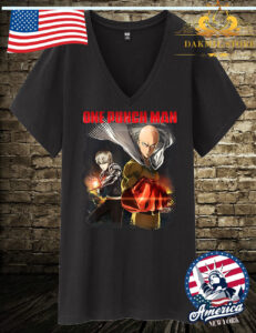 Japanese Waifu Manga Anime One Punch Kawaii Otaku Man V Neck