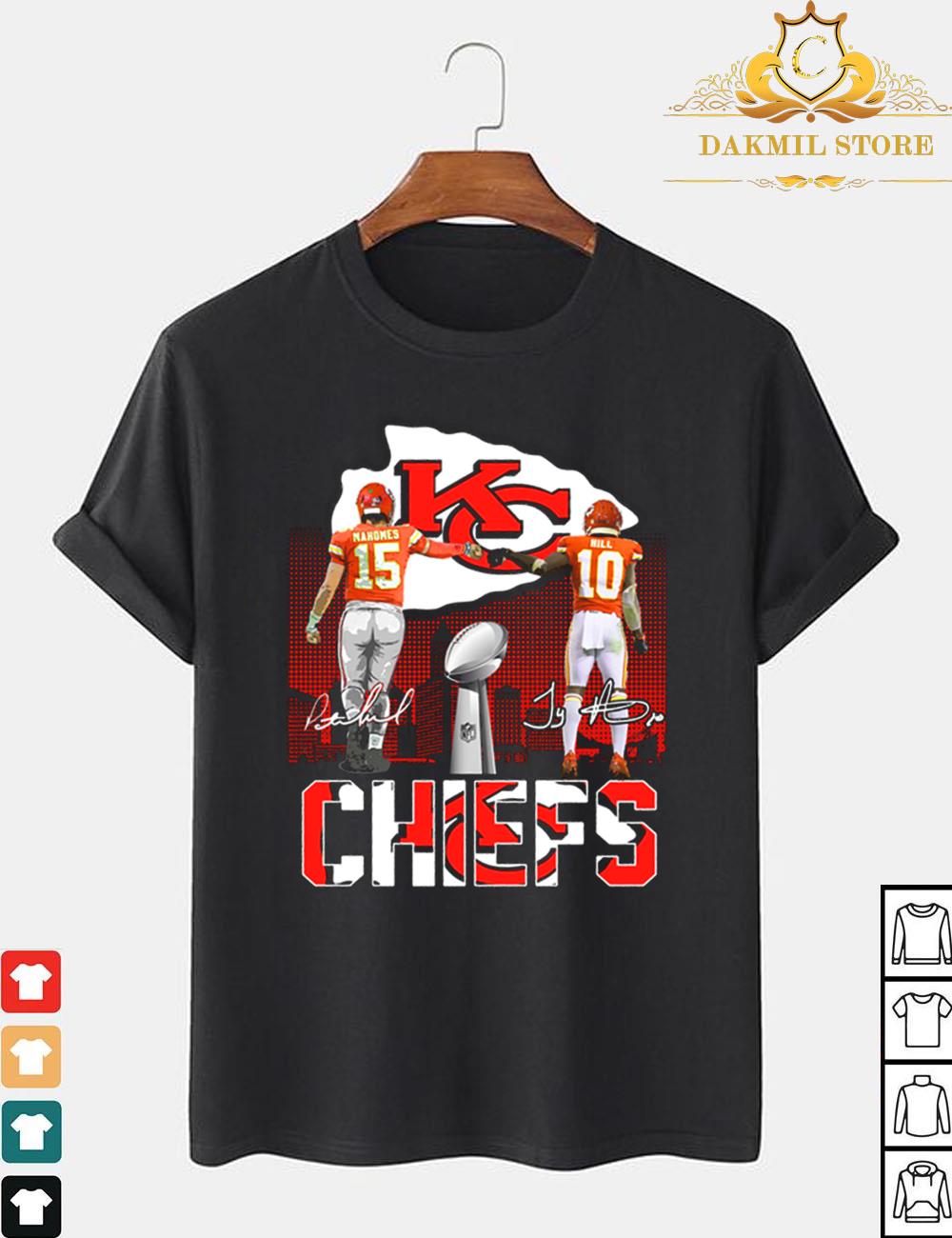 Kansas City Chiefs Mahomes and Hill signatures 2021 shirt,Kansas City Chiefs Kansas City Royals