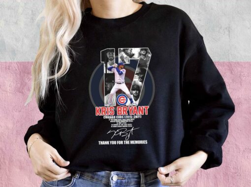 Kris Bryant Shirt, Chicago Cubs Shirt, Autograph Kris Bryant Shirt, Baseball Shirt 3