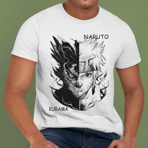 Kurama And Uzumaki Naruto Shirt, Naruto Shirt, Kurama Shirt 1