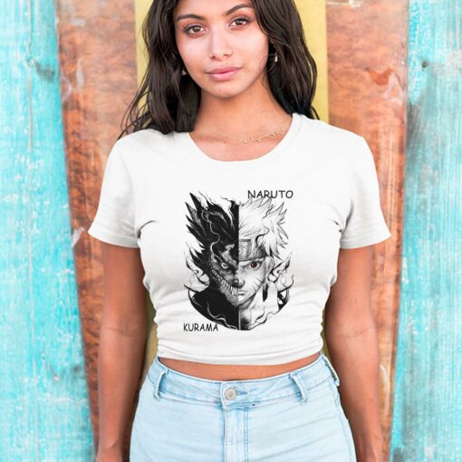 Kurama And Uzumaki Naruto Shirt, Naruto Shirt, Kurama Shirt 2