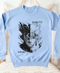 Kurama And Uzumaki Naruto Shirt, Naruto Shirt, Kurama Shirt 6