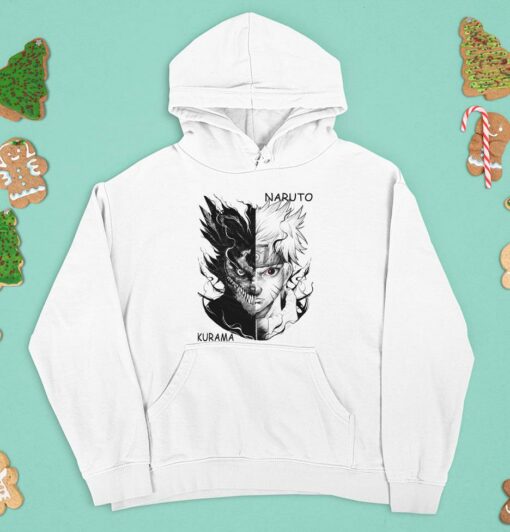 Kurama And Uzumaki Naruto Shirt, Naruto Shirt, Kurama Shirt 4