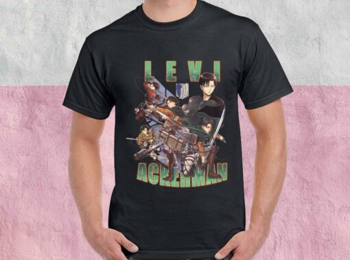 Levi Ackerman Shirt, Anime Shirt, Attack On Titan Shirt 1