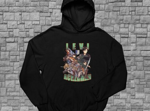 Levi Ackerman Shirt, Anime Shirt, Attack On Titan Shirt 4