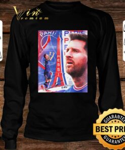 Original Lionel Messi Signature Paris Saint-Germain F.C. Poster Shirt 7