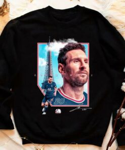 Best M30 Lionel Messi Paris Saint Germain Signature Shirt 7