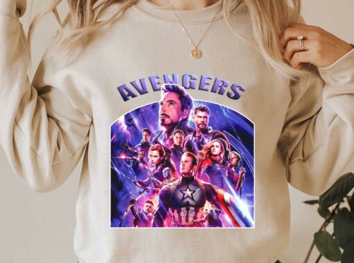 Marvel Avengers Characters Shirt, Marvel Superhero Shirt, Avengers End Game For Men Shirt 3