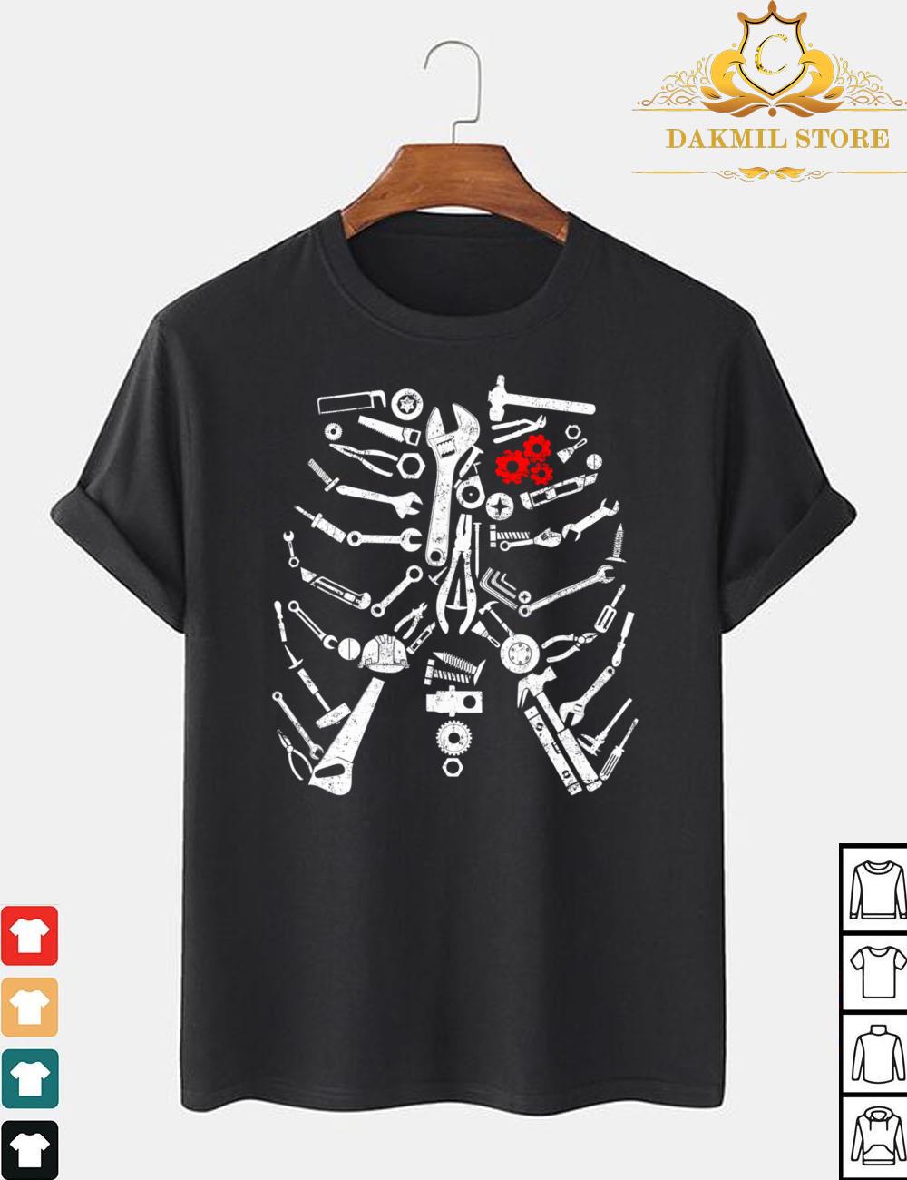 Mechanic Skeleton Craftsman Mechanic Tools Halloween