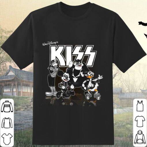 Mickey Mouse Kiss Band Shirt, Walt Disneys Kiss Band Mickey Mouse Shirt, Goofy Donald Duck Shirt 1