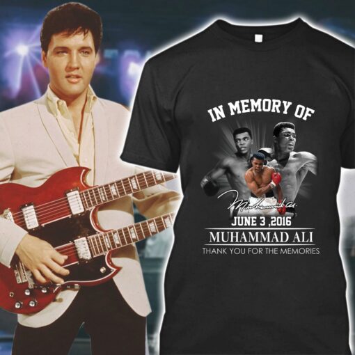 Hot Muhammad Ali in memory of june 3 2016 signature thank you for the memories shirt 1