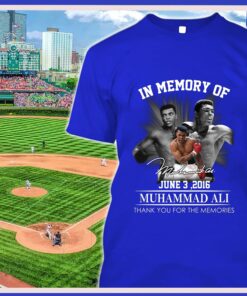 Hot Muhammad Ali in memory of june 3 2016 signature thank you for the memories shirt 5