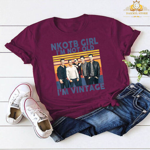 NKOTBs-New Kids Girl I’m Not Old I’m Vintage T-Shirt