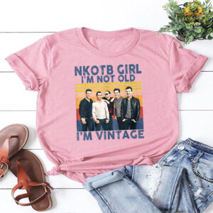 NKOTBs-New Kids Girl I’m Not Old I’m Vintage T-Shirt
