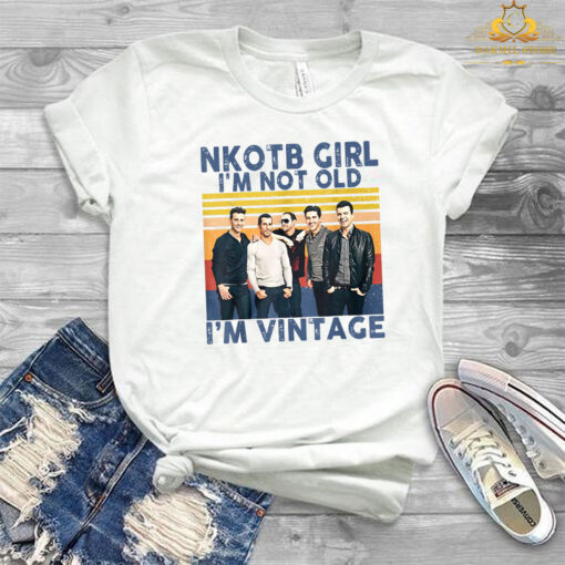 NKOTBs-New Kids Girl I’m Not Old I’m Vintage T-Shirt