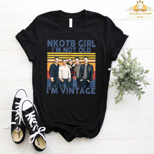 NKOTBs-New Kids Girl I’m Not Old I’m Vintage T-Shirt