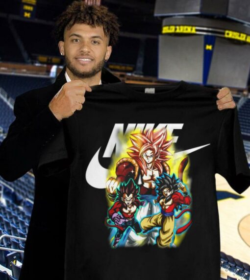Hot Nike Dragon Ball GT Son Goku Vegeta Gogeta SSJ4 Shirt 1
