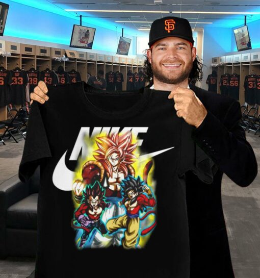 Hot Nike Dragon Ball GT Son Goku Vegeta Gogeta SSJ4 Shirt 2