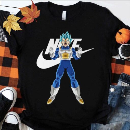 Best Nike Vegeta Super Saiyan Blue Dragon Ball Super Shirt 1