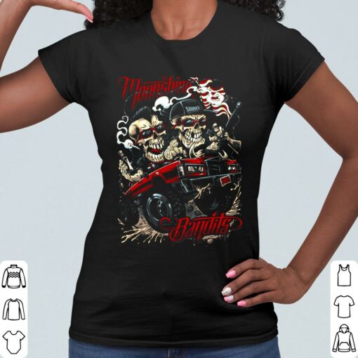 Official Moonshine Bandits Skeleton Jeep America Shirt, Moonshine Bandits Shirt 2