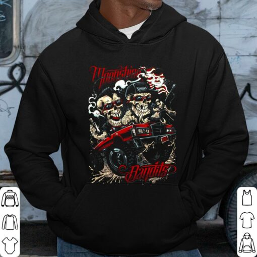 Official Moonshine Bandits Skeleton Jeep America Shirt, Moonshine Bandits Shirt 3