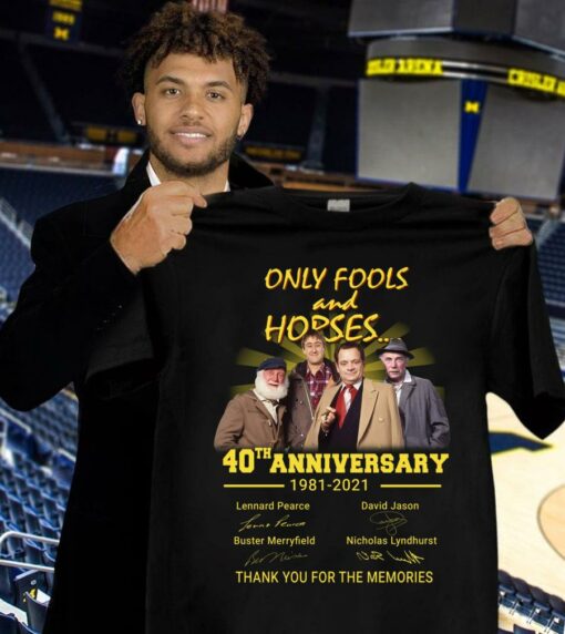 Original Only Fools and Horses 40th Anniversary 1981-2021 Signatures shirt 1
