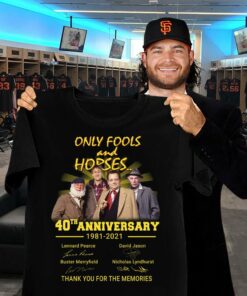Original Only Fools and Horses 40th Anniversary 1981-2021 Signatures shirt 5