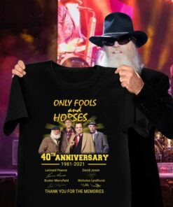 Original Only Fools and Horses 40th Anniversary 1981-2021 Signatures shirt 6