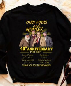 Original Only Fools and Horses 40th Anniversary 1981-2021 Signatures shirt 7