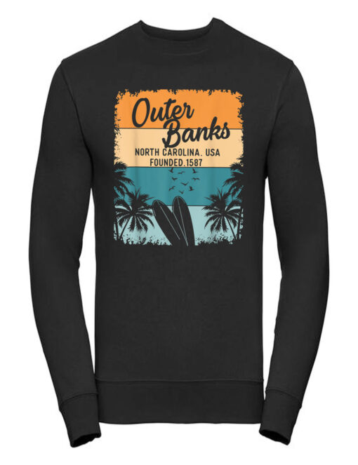 Outer Banks Shirts Men Women Kids OBX North Carolina NC Gift Sweatshirt