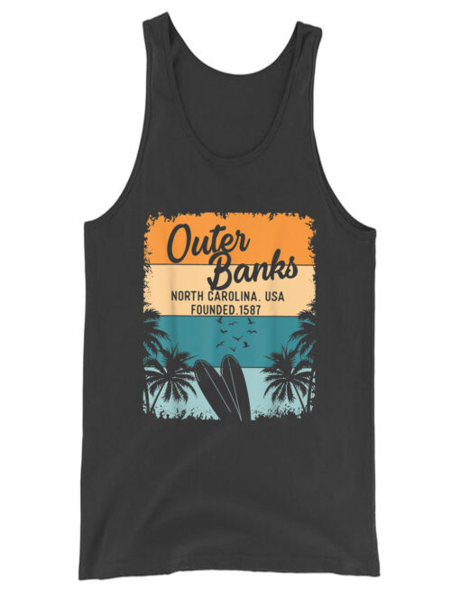 Outer Banks Shirts Men Women Kids OBX North Carolina NC Gift Tank Top