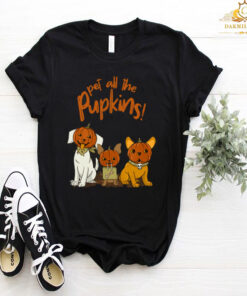 Pet all the Pupkins Halloween T-shirt