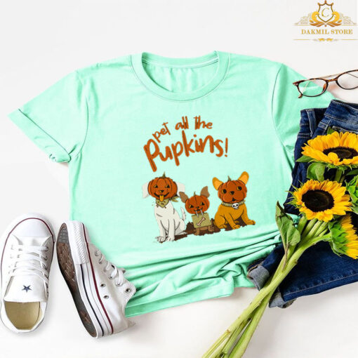 Pet all the Pupkins Halloween T-shirt