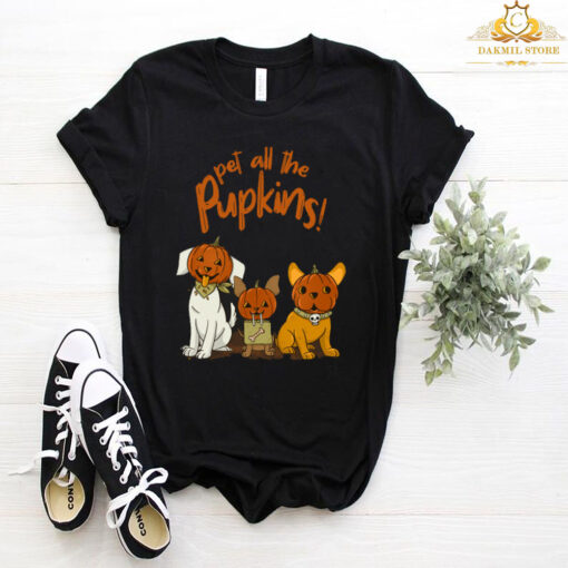 Pet all the Pupkins Halloween T-shirt