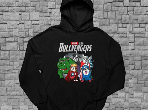 Pitbull Avengers Shirt, Marvel Avengers Bulldog Bull Avengers T-Shirt, Bull Dog Shirt, Avengers Hero Shirt 4
