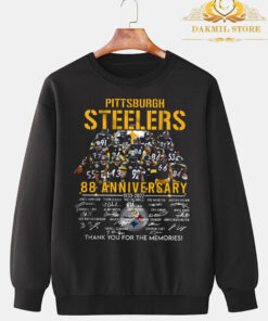 Pittsburgh Steelers 88 Anniversary Thank You For The Memories T Shirt