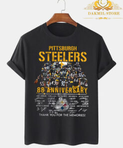 Pittsburgh Steelers 88 Anniversary Thank You For The Memories T Shirt