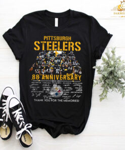Pittsburgh Steelers 88 Anniversary Thank You For The Memories T Shirt