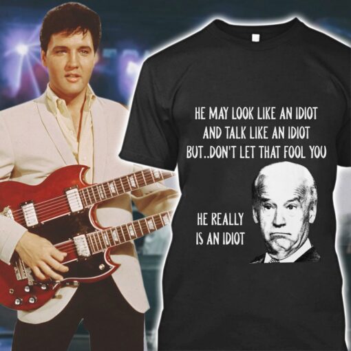 Hot President Joe Biden he really is an idiot shirt 1
