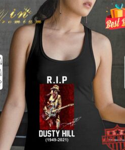Funny R.I.P Dusty Hill 1949-2021 Signature ZZ Top Band Rock Shirt 5