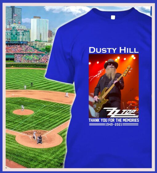 Funny RIP Dusty Hill Rest In Peace ZZ Top Rock Band Thank Memories Shirt 2
