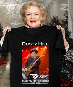 Funny RIP Dusty Hill Rest In Peace ZZ Top Rock Band Thank Memories Shirt 6