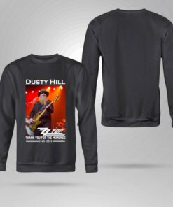 Funny RIP Dusty Hill Rest In Peace ZZ Top Rock Band Thank Memories Shirt 7