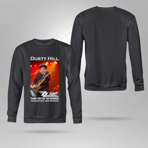 Funny RIP Dusty Hill Rest In Peace ZZ Top Rock Band Thank Memories Shirt 4