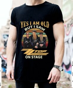 Best RIP Dusty Hill Yes i am old but i saw ZZ Top band on stage signatures vintage sunset shirt 5