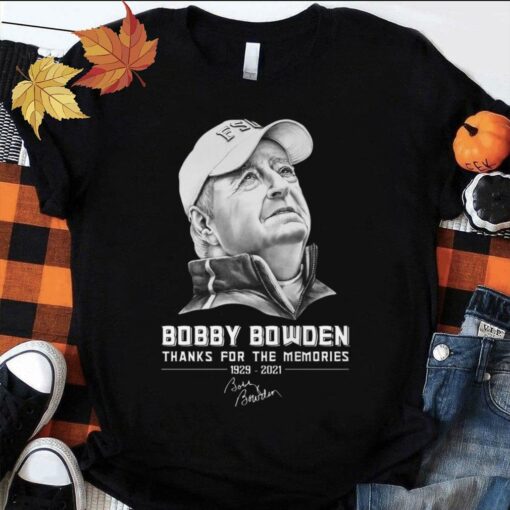 Hot Rest In Peace Legend Bobby Bowden 1929-2021 Coach Florida State Seminoles Signature Shirt 1