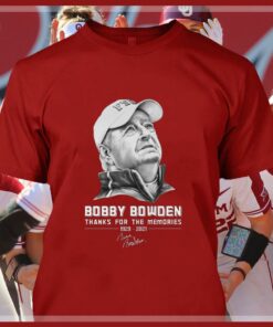 Hot Rest In Peace Legend Bobby Bowden 1929-2021 Coach Florida State Seminoles Signature Shirt 7