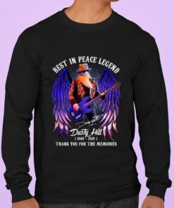 Funny Rest In Peace Legend Dusty Hill 1949-2021 signature thank you for the memories shirt 6
