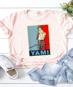 Retro Clover Anime Black Japanese Manga Yamis Costume T-Shirt