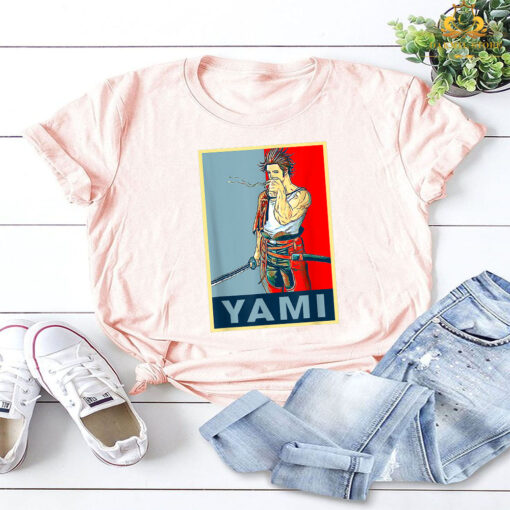 Retro Clover Anime Black Japanese Manga Yamis Costume T-Shirt